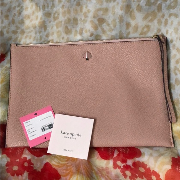 polly large pouch wristlet
